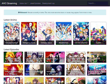 Tablet Screenshot of animeholics.org